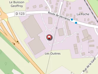 Carte de Ld Materiaux à Buchères