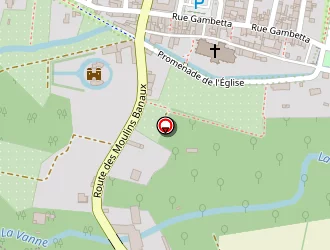 Carte de Doras à Villeneuve-l'archevêque