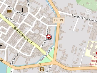 Carte de Sous-préfecture à Bar-sur-aube