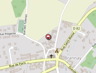 Carte de Chaland Benoît à Brannay