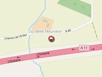 Carte de Pro Archives Systèmes à Luigny