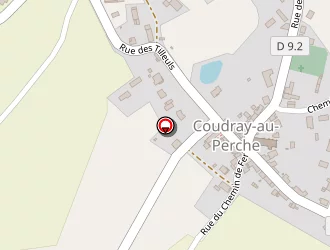 Carte de Laillet à Coudray-au-perche