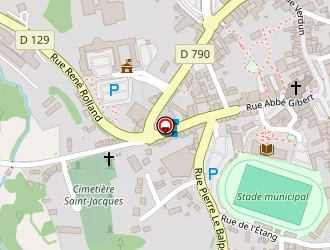 Carte de E.leclerc Drive à Rostrenen