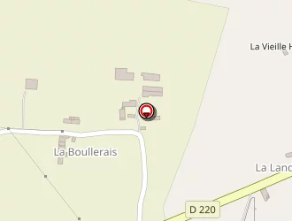 Carte de Coquillet Robert à Quédillac