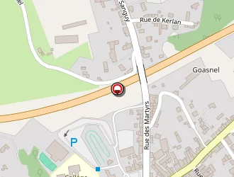 Carte de Ubister à Rostrenen