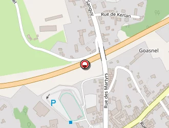 Carte de A M V à Rostrenen