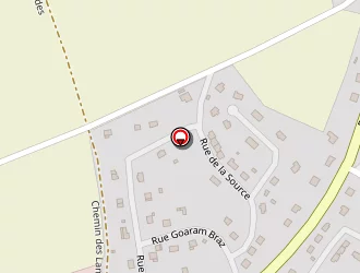 Carte de Station Service Elan à Laniscat