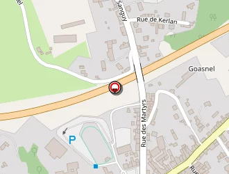 Carte de Complexe Sportif à Rostrenen