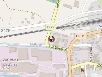 Carte de Pompiers (centre De Secours) à Vendeuvre-sur-barse