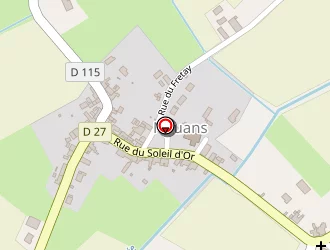 Carte de Des Breemeersch (earl) à Nouans