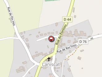 Carte de Chez Yveline à Laniscat