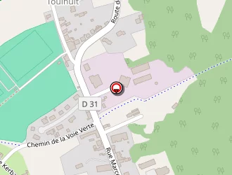 Carte de Ty Bootik à Rostrenen