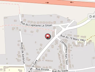 Carte de Le Madison à Plouguernével