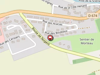 Carte de Intermarché Super à Rimaucourt