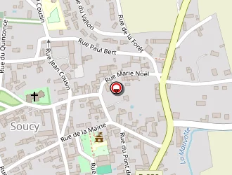 Carte de Terrain De Pétanque à Soucy