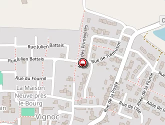 Carte de Alix Anthony à Vignoc