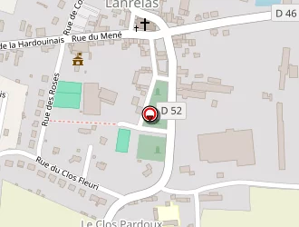 Carte de Ecole Primaire Publique à Lanrelas