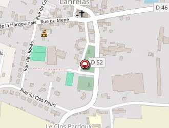 Carte de Carjane à Lanrelas