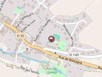 Carte de Salle De Tennis De Table à Bais