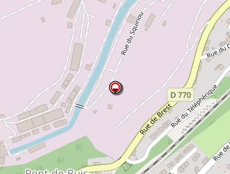 Carte de Calvez à Pont-de-buis-lès-quimerch