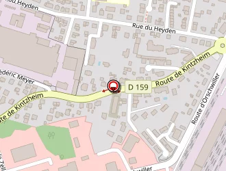 Carte de Herbrech à Sélestat