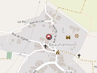 Carte de Fd Maçonnerie à Beaufremont