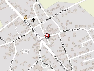 Carte de Ecole Maternelle à Cuy