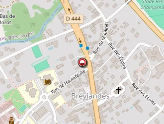 Carte de Protat à Bréviandes