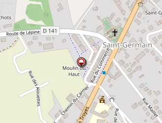 Carte de Ecole Primaire Jean Monnet à Saint-germain