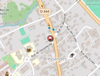 Carte de Ecole Primaire à Bréviandes