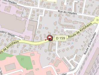 Carte de Sinac à Sélestat