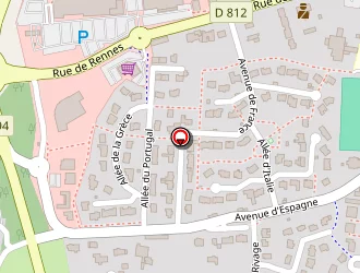 Carte de Cook (earl) à Saint-aubin-du-cormier