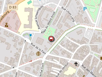 Carte de Mistinguett à Sélestat