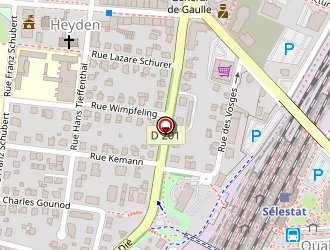 Carte de Au Heyden à Sélestat