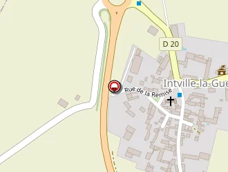 Carte de Mairie à Intville-la-guétard