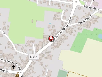 Carte de La Poste à Wittisheim