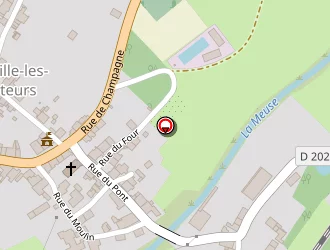 Carte de Salle Des Fêtes à Harréville-les-chanteurs