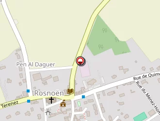 Carte de Le Bras Mathieu à Rosnoën