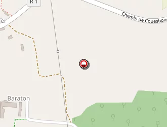 Carte de Centre Equestre Le Hac à Saint-gondran