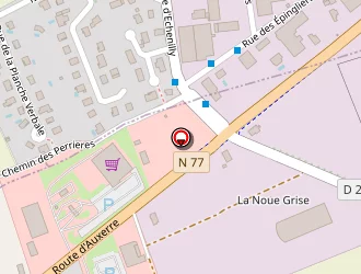 Carte de Intermarché à Rosières-près-troyes