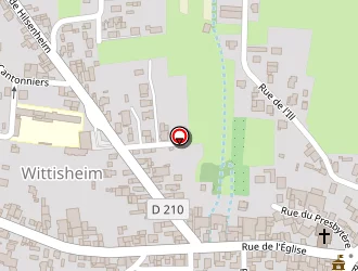 Carte de La Grange à Wittisheim