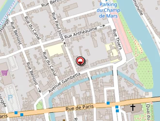 Carte de Le Troc-quai à Nemours