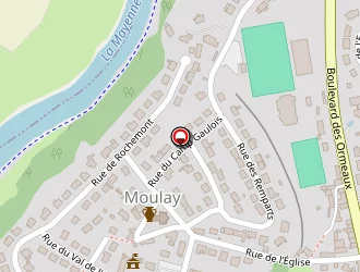 Carte de Chauviere à Moulay