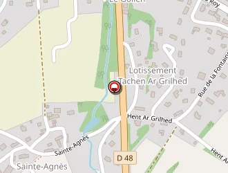 Carte de L'huriec Thierry à Kergloff