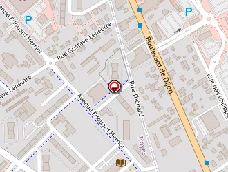 Carte de Pôle Emploi à Troyes