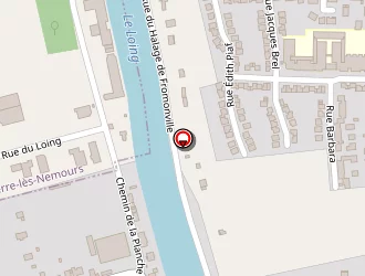 Carte de Loze Gérard à Nemours