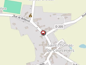 Carte de Agrial à Saint-thomas-de-courceriers