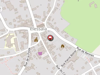 Carte de Coccinelle Supermarché à Plessala