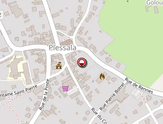 Carte de La Poste à Plessala