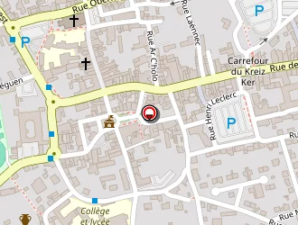 Carte de Duo Coiffure à Carhaix-plouguer